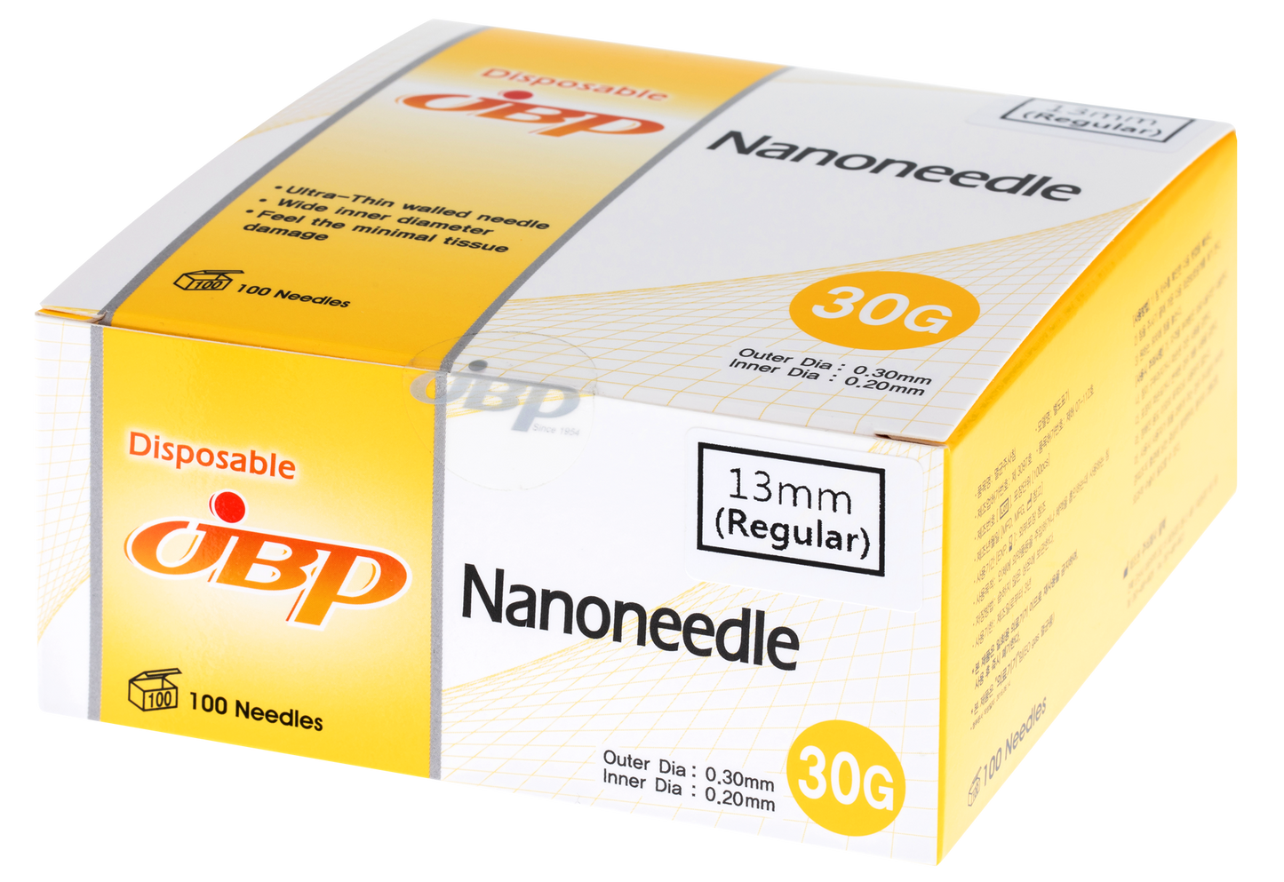 Nano Nadeln 30G 8mm (100 stk.)