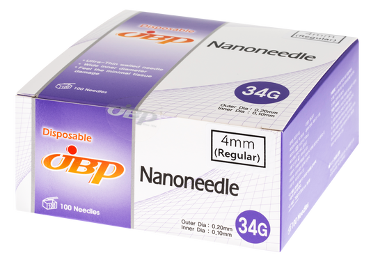 Nano Nadeln 34G 4mm (100 stk.)